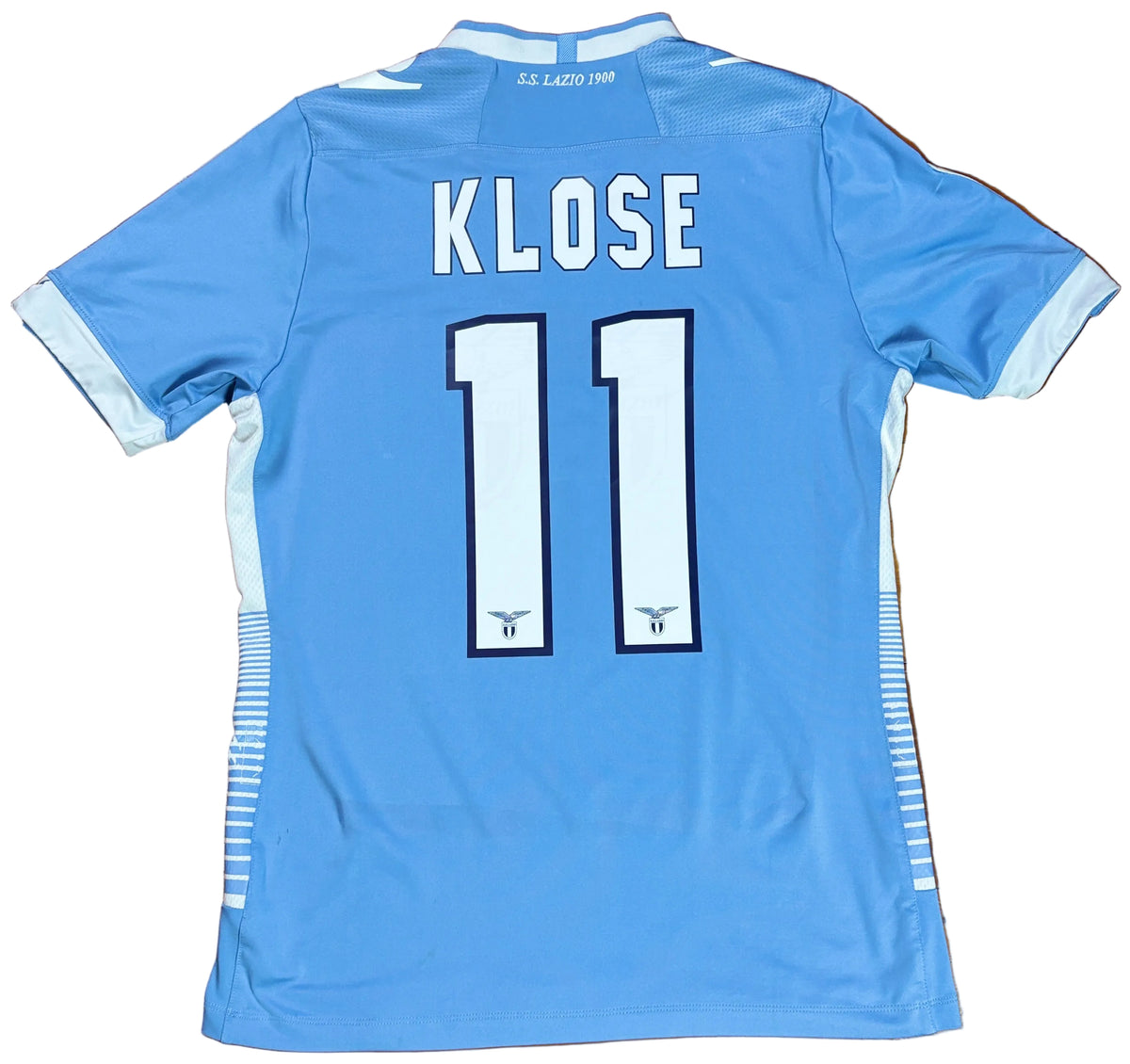 Lazio 2013/14 Home Macron Football Shirt Medium Klose 11