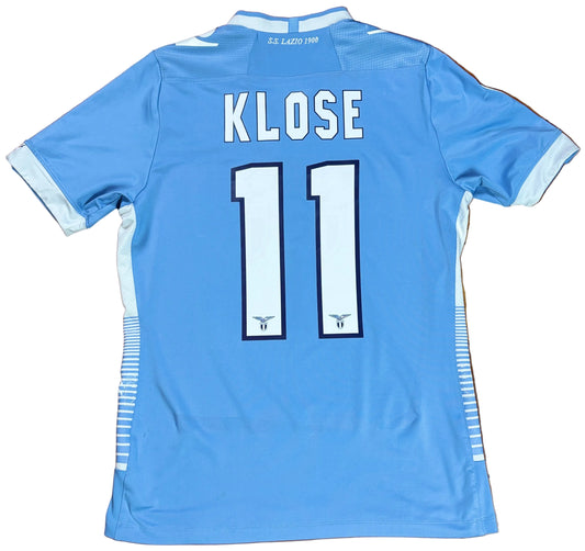 Lazio 2013/14 Home Macron Football Shirt Medium Klose 11