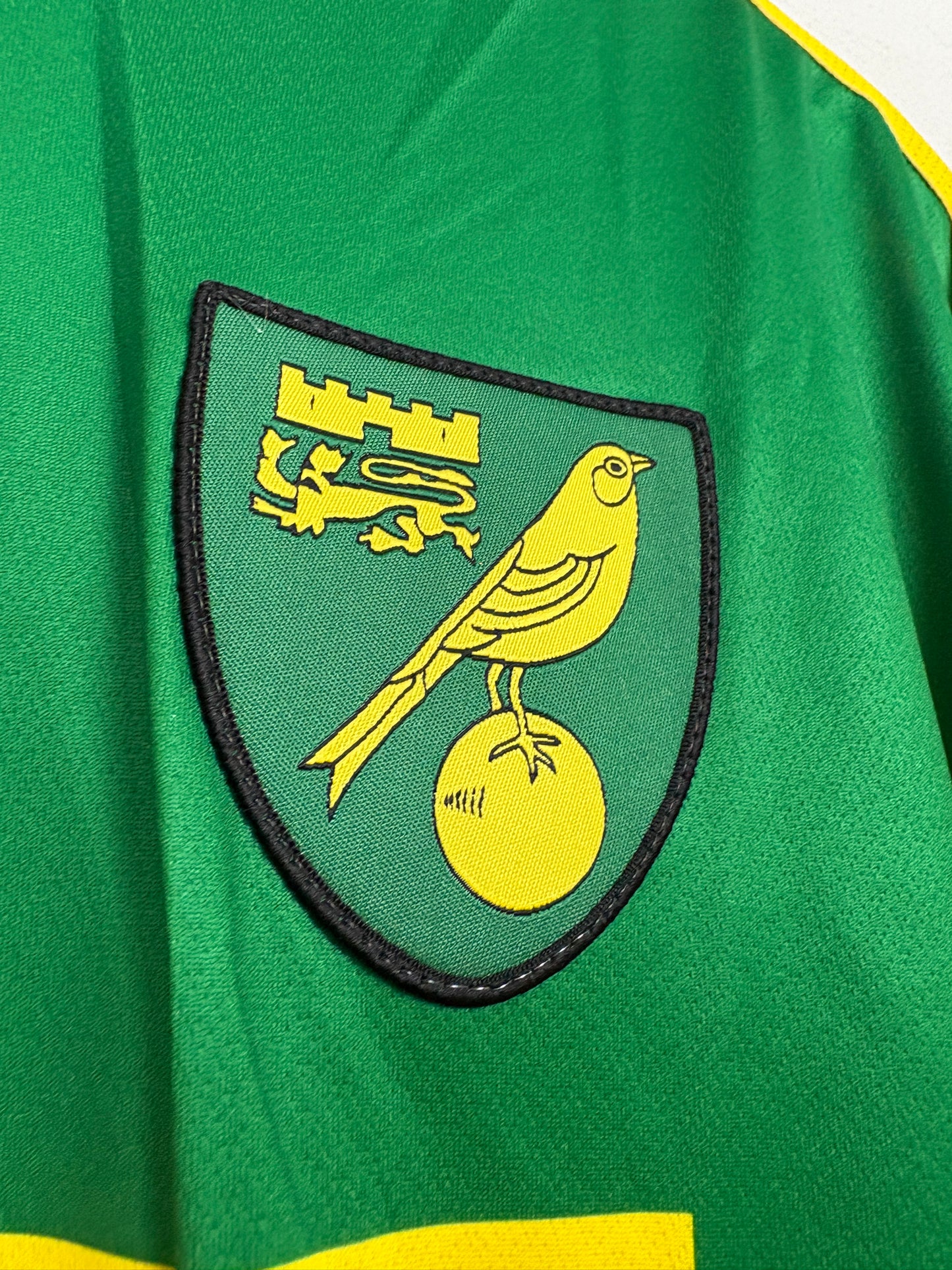 Norwich 2015/16 Home Errea Football Shirt XL Redmond 22
