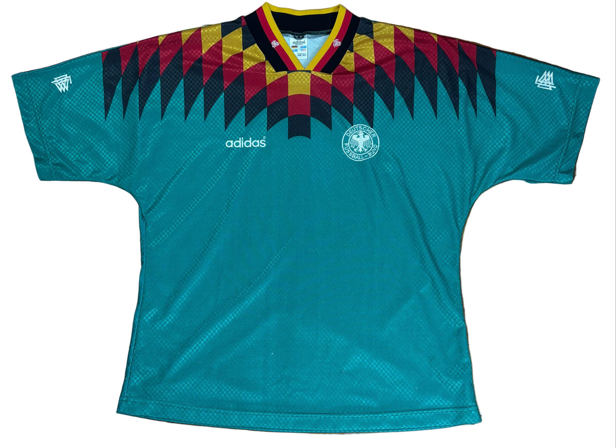 Germany 1996 Away Adidas Football Shirt Large