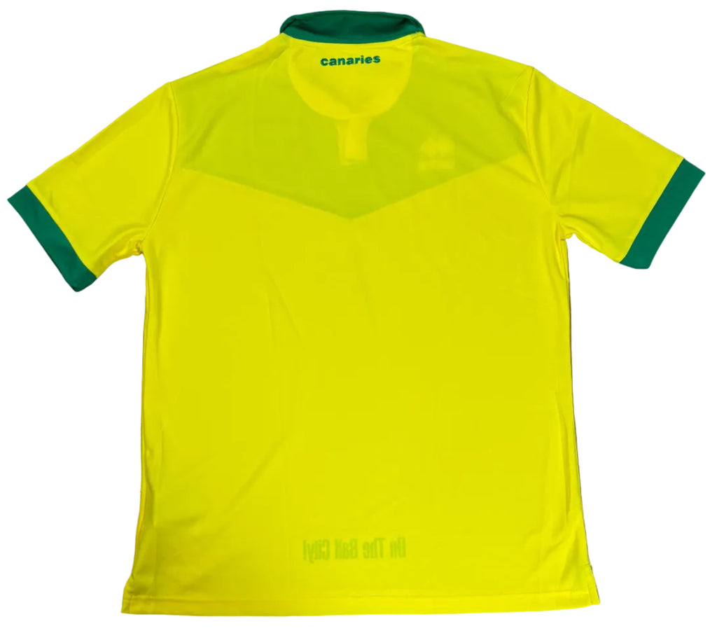 Norwich 2014/15 Home Errea Football Shirt Extra Large