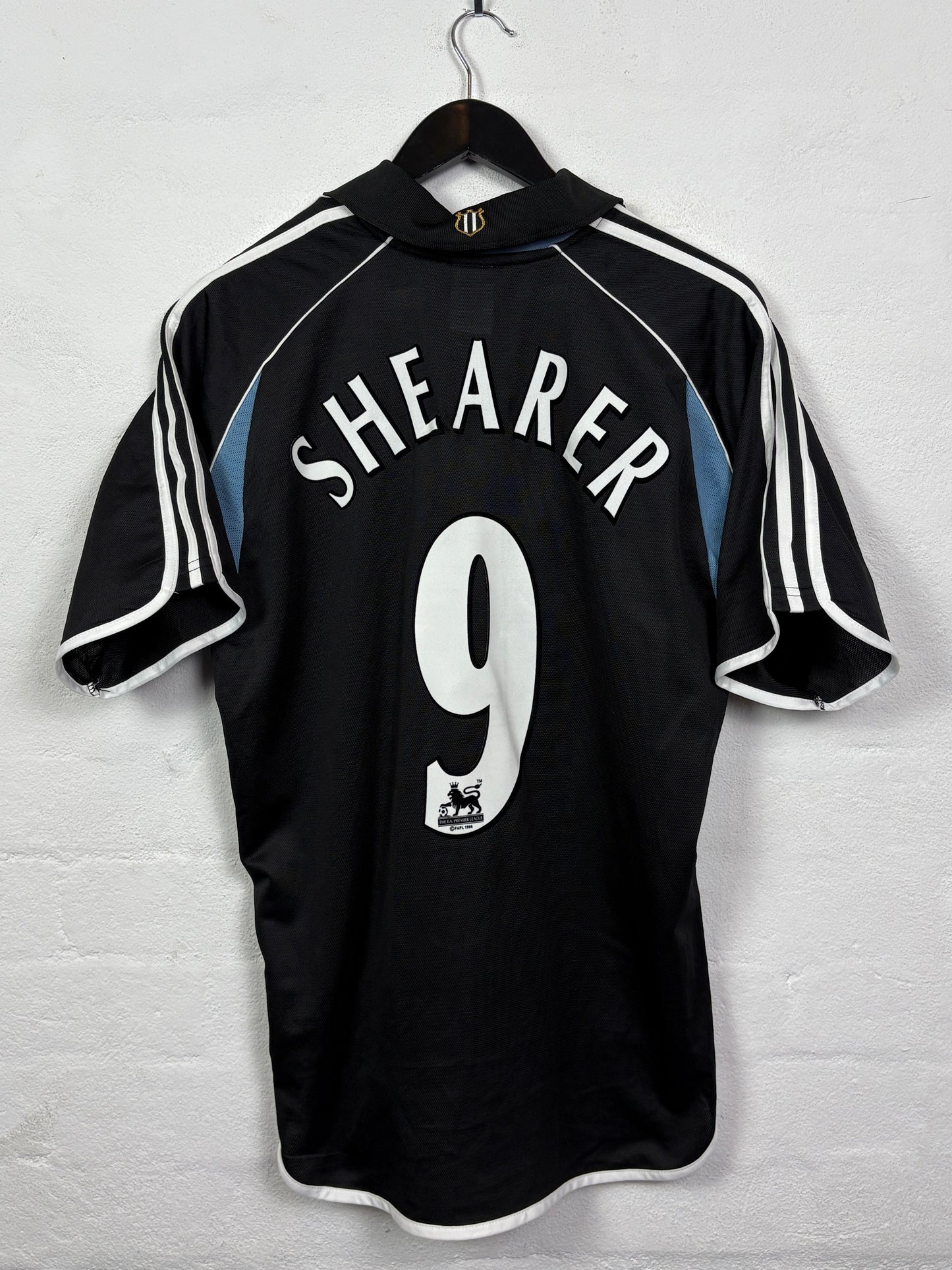 Newcastle 2000/01 Away Adidas Football Shirt M Shearer 9