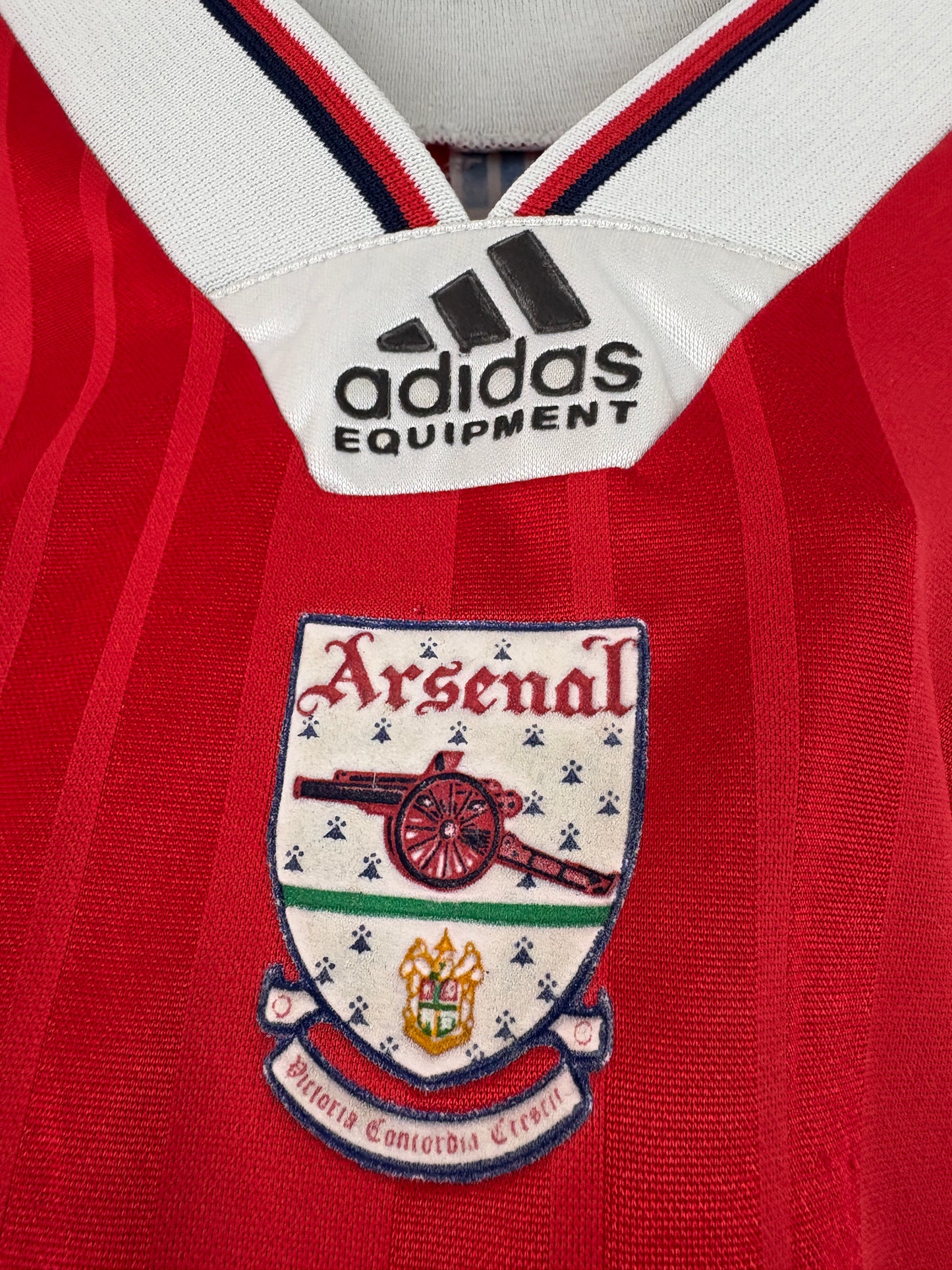 Arsenal 1992/93 Home Adidas Football Shirt Extra Large