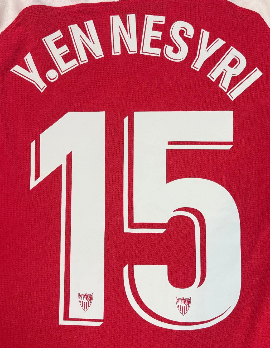 Sevilla 2018/19 Home Nike Football Shirt Large Y. Ne Nesyri 15