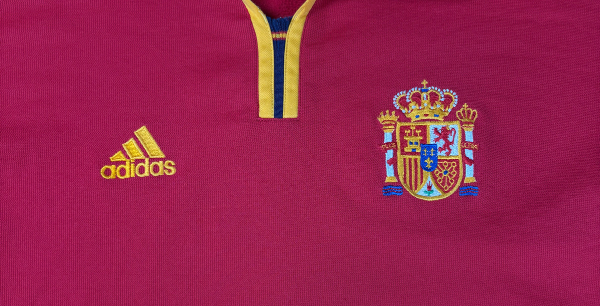 Spain 2000 Home Adidas Football Shirt Large