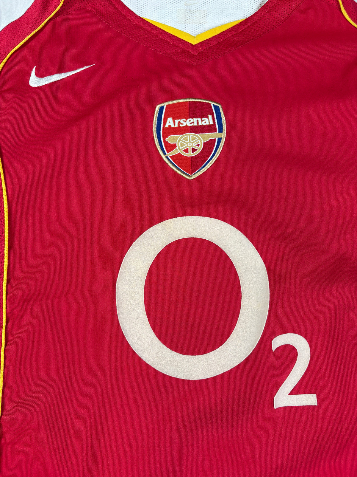 Arsenal 2004/05 Home Nike Football Shirt Small Fabregas 4