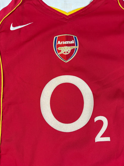Arsenal 2004/05 Home Nike Football Shirt Small Fabregas 4