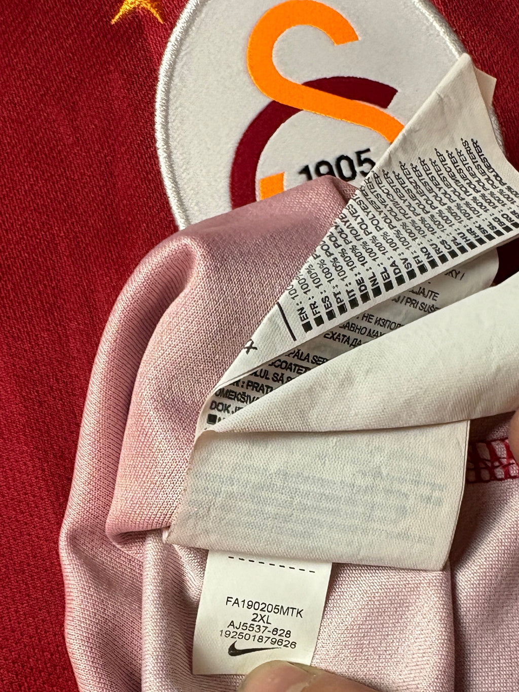 Galatasaray 2019/20 Home Nike Football Shirt XXL Falcao 9
