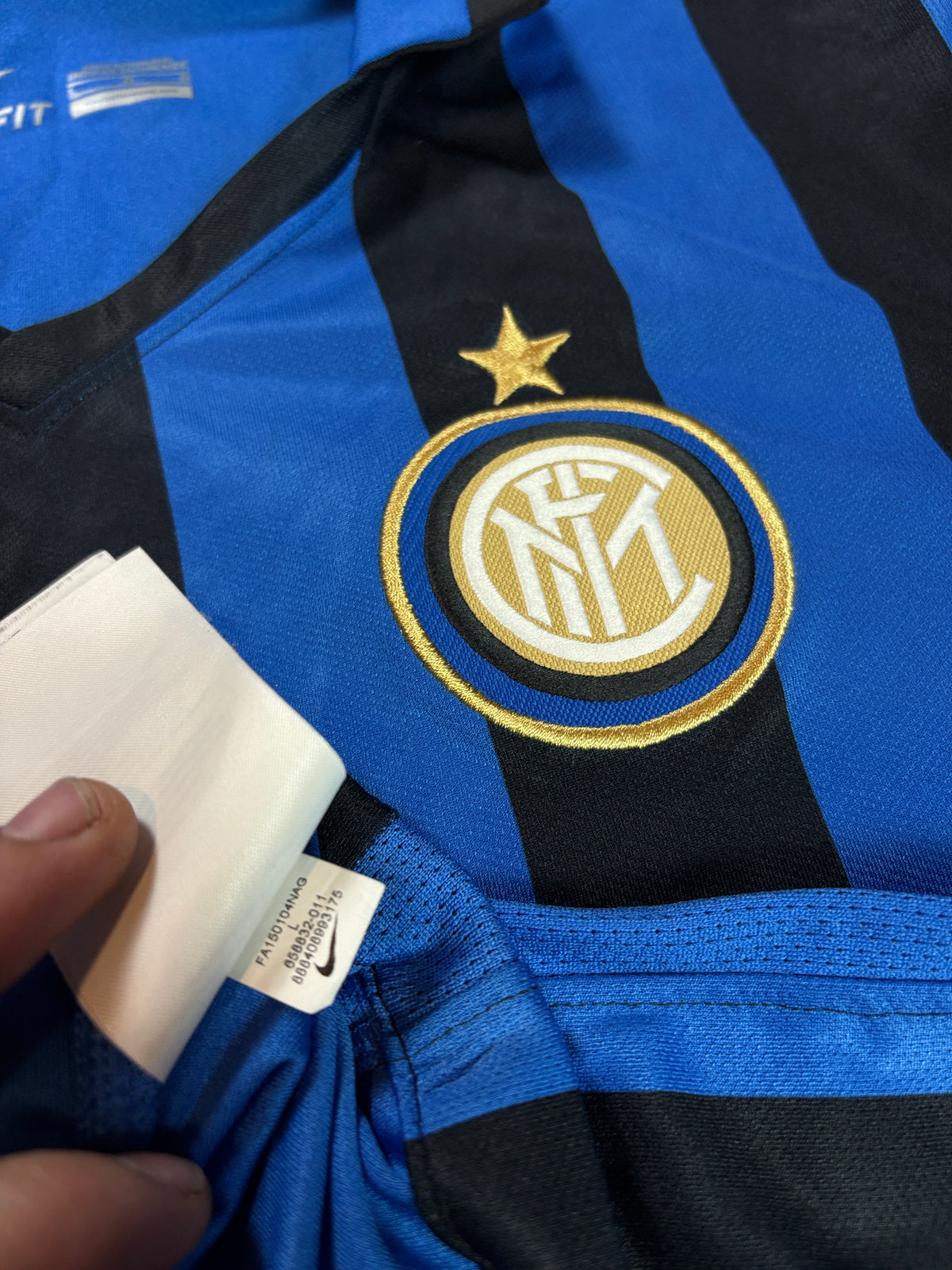 Inter Milan 2015/16 Home Nike Football Shirt Large