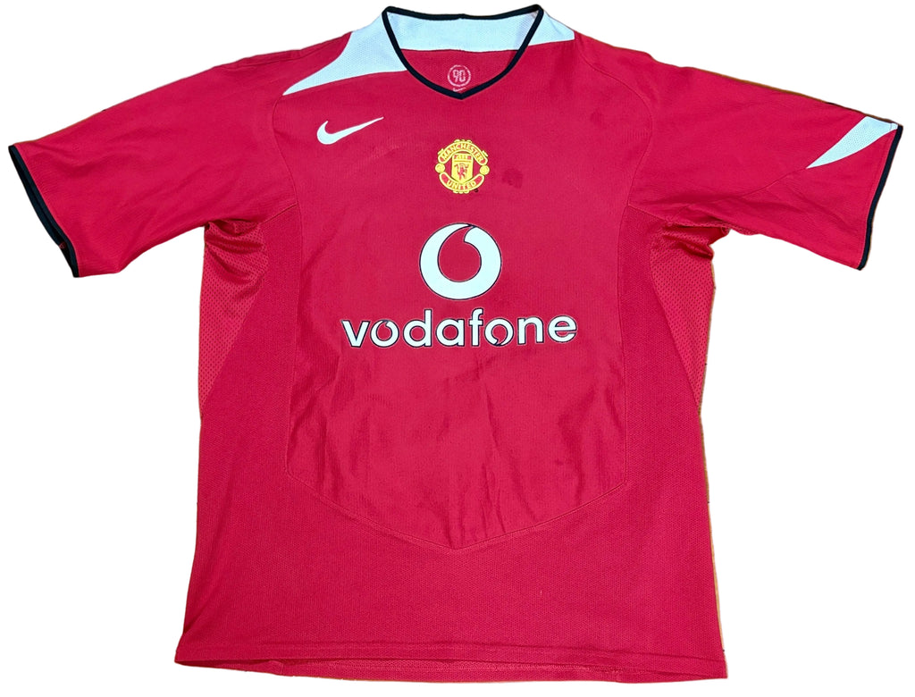 Manchester United 2004/06 Home Nike Football Shirt Large
