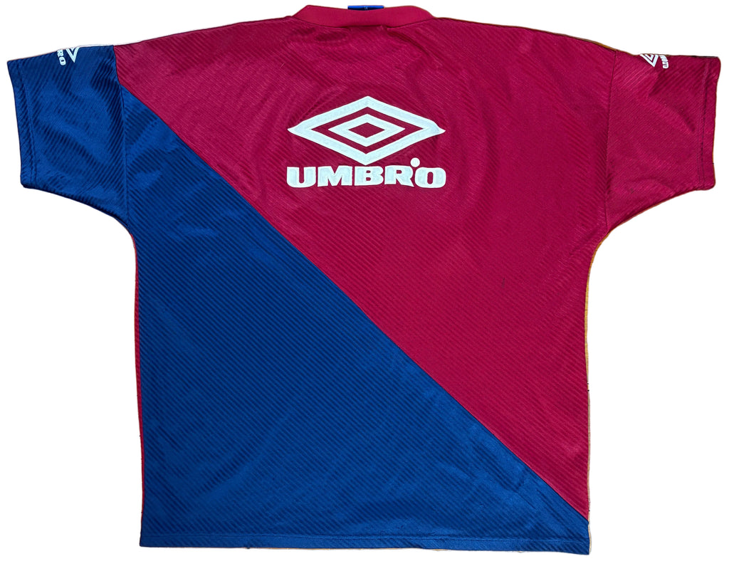 England 1994/95 Training Umbro Football Shirt Extra Large