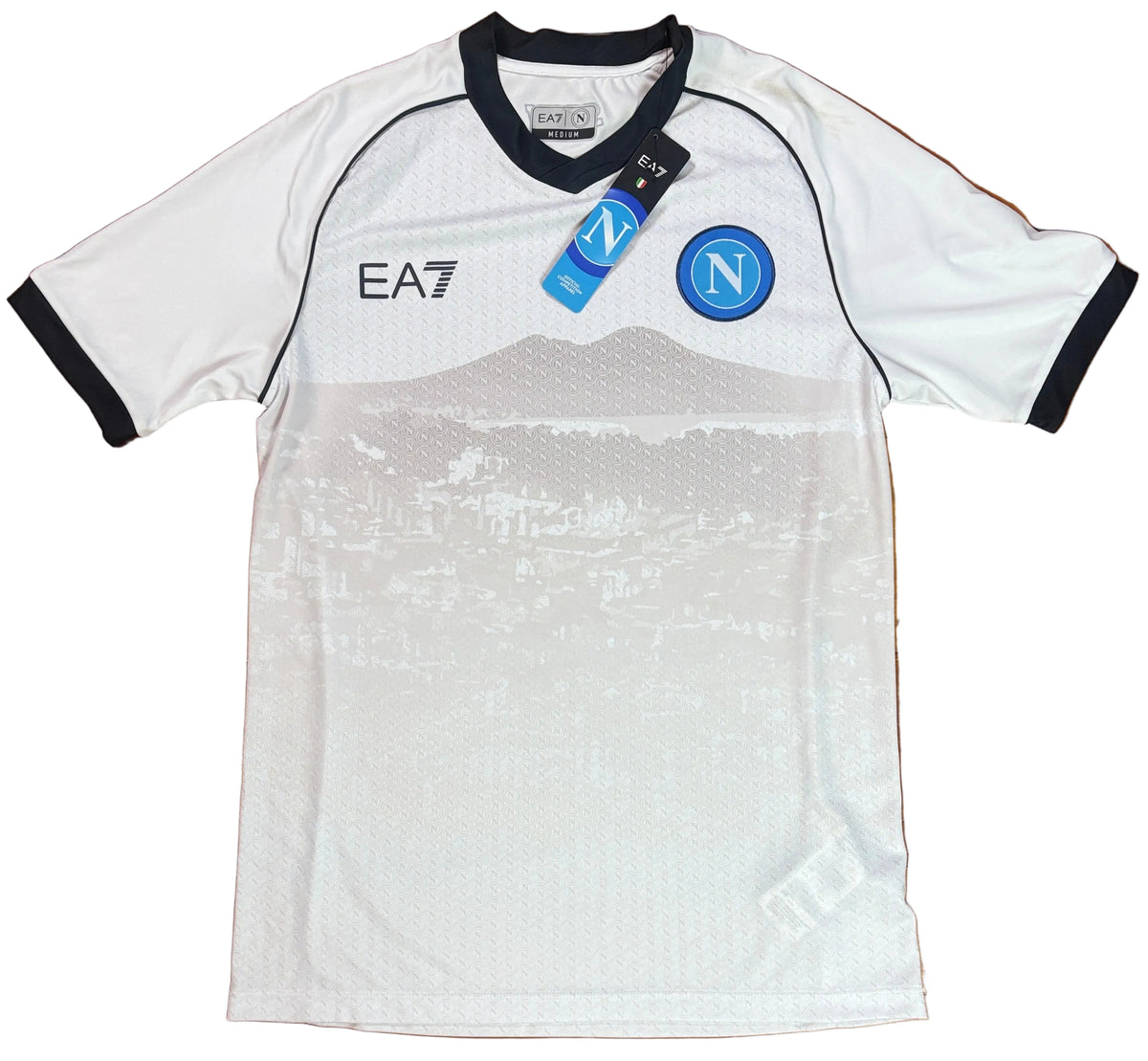 Napoli 2022/23 Away EA7 Football Shirt Medium