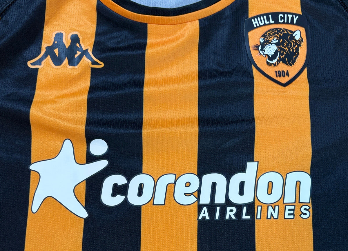 Hull City 2023/24 Home Kappa Football Shirt Large Seri 24