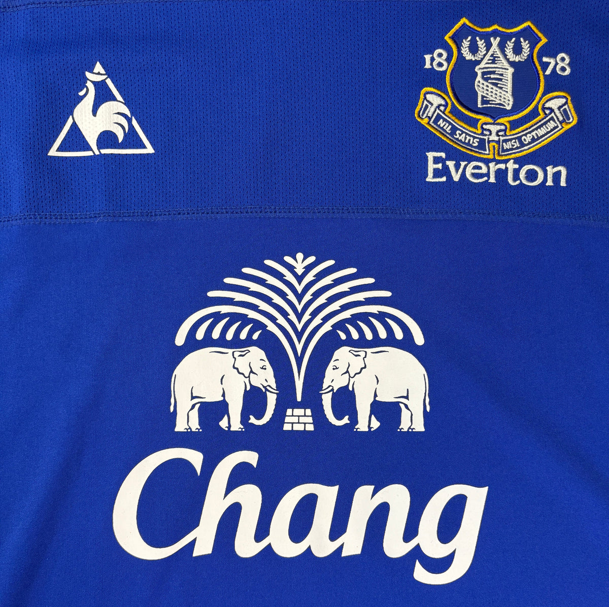 Everton 2010/11 Home Le Coq Sportif Football Shirt Large