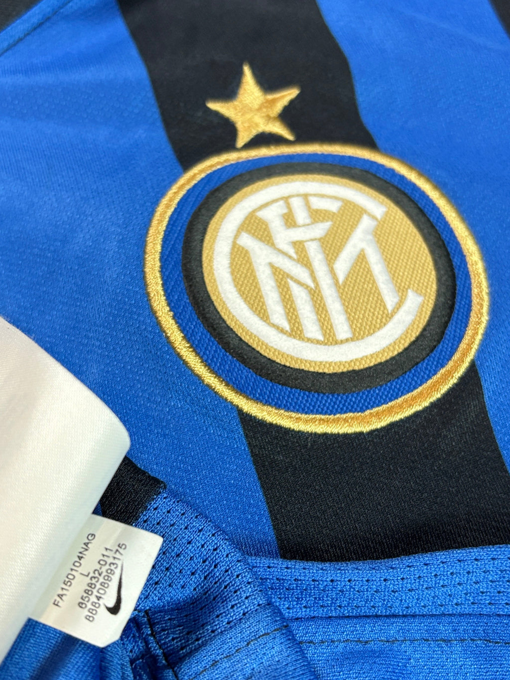 Inter Milan 2015/16 Home Nike Football Shirt Large