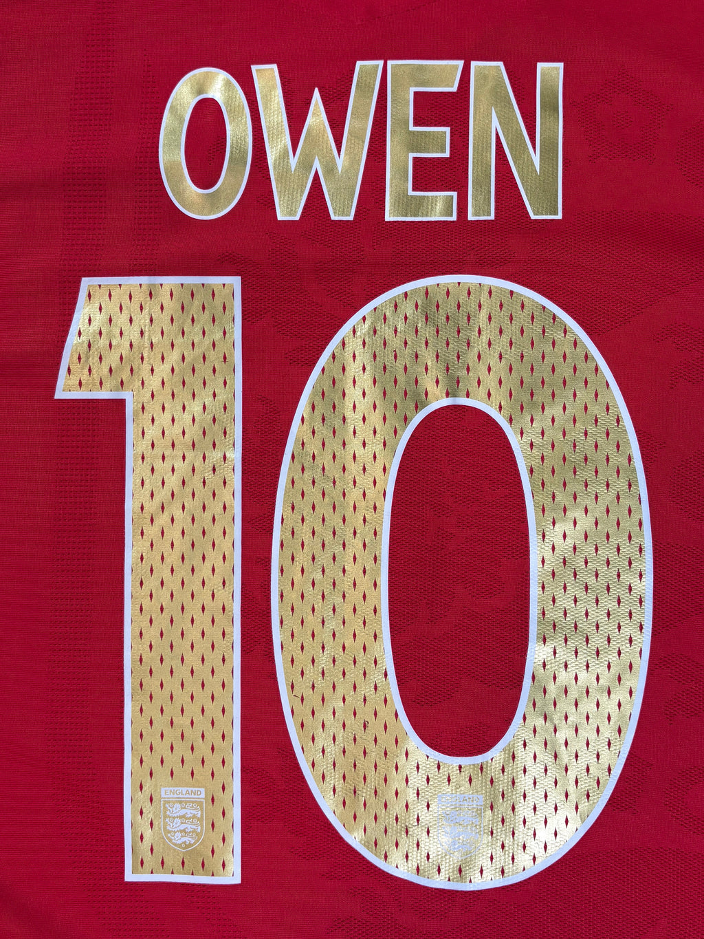 England 2006 Home Umbro Football Shirt XXL Owen 10