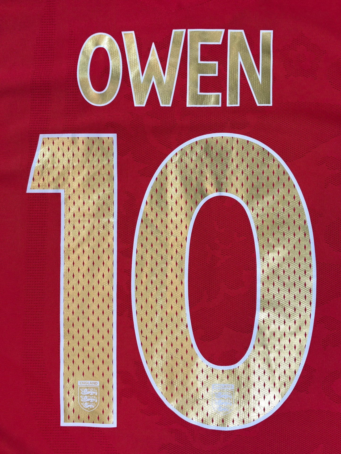 England 2006 Home Umbro Football Shirt XXL Owen 10