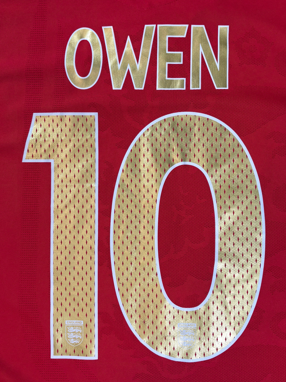England 2006 Home Umbro Football Shirt XXL Owen 10