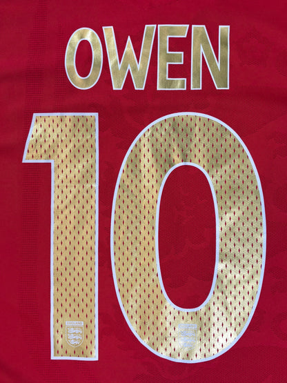 England 2006 Home Umbro Football Shirt XXL Owen 10