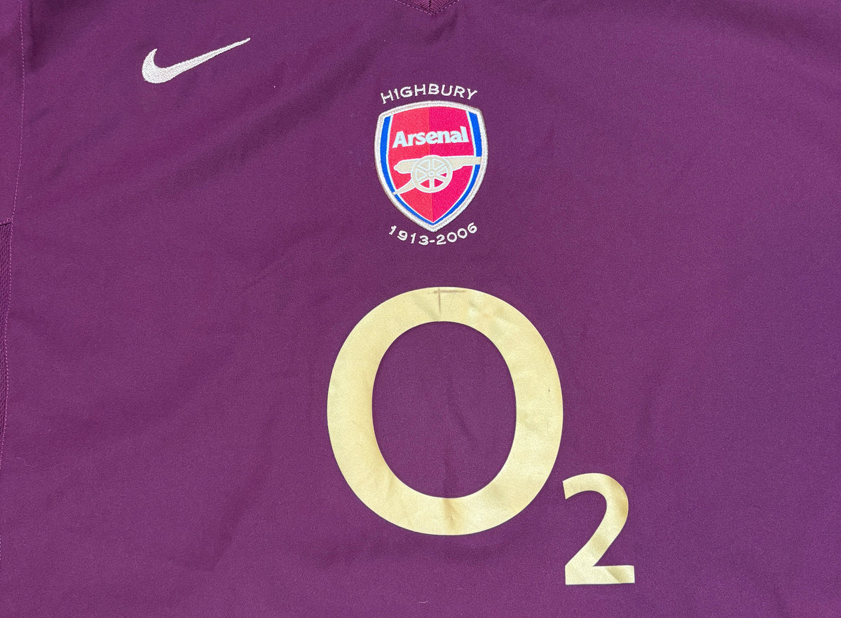 Arsenal 2005/06 Home Nike Football Shirt Extra Large