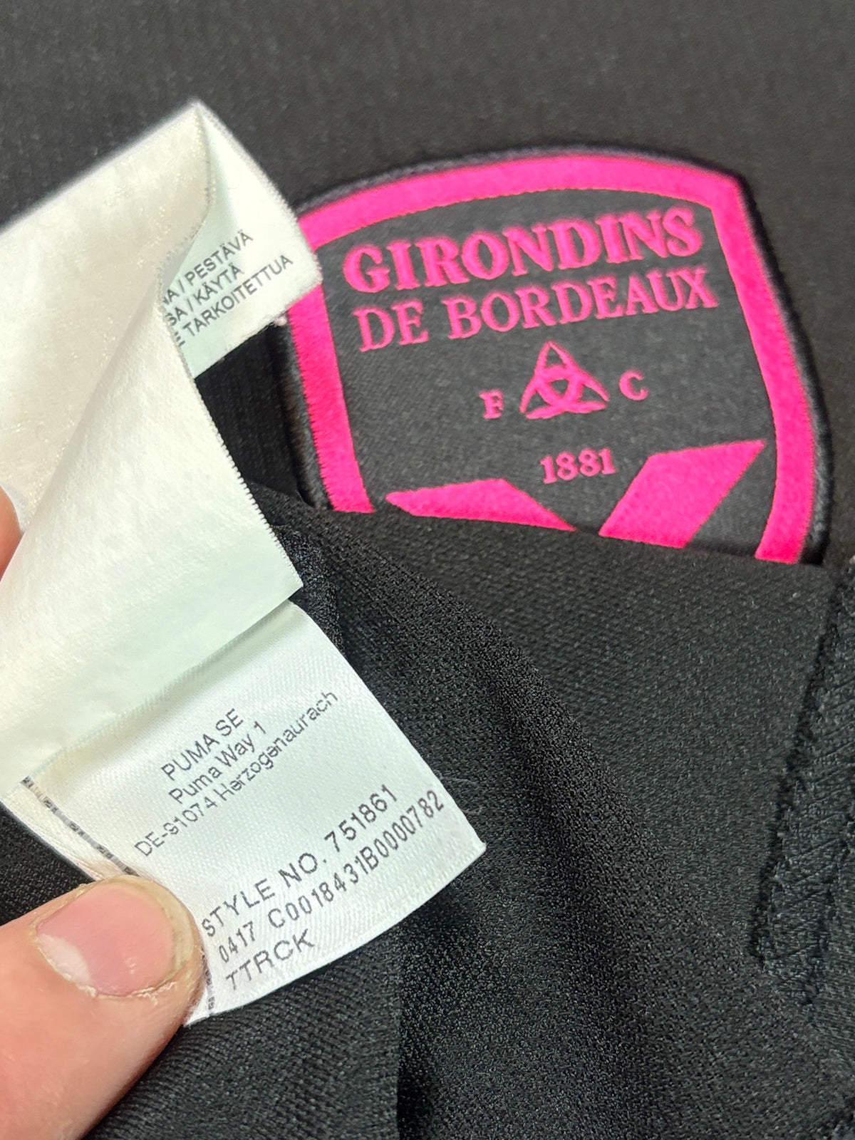 Bordeaux 2017/18 3rd Puma Football Shirt Extra Large Tchouameni 17