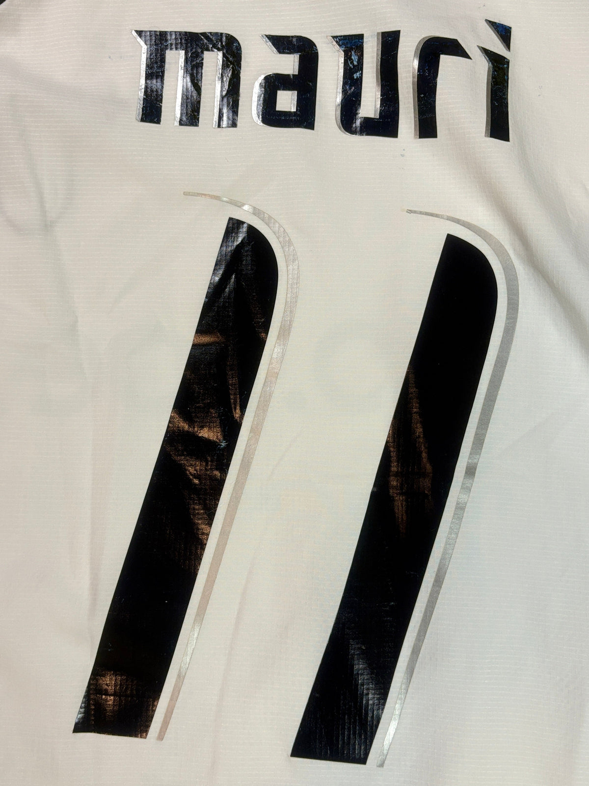 Lazio 2007/08 Away Puma Football Shirt Extra Large Mauri 11 *Matchworn*