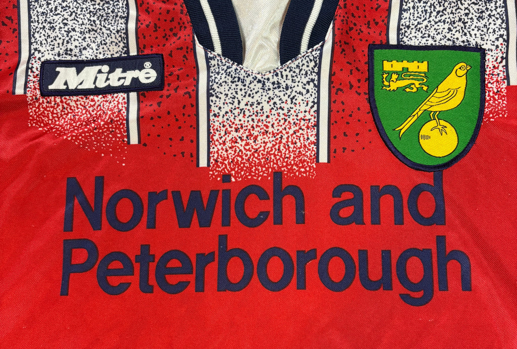 Norwich 1996/97 Home Mitre Football Shirt Large