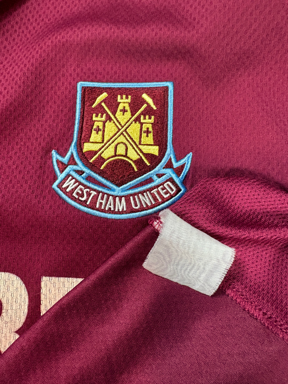 West Ham 2012/13 Home Macron Football Shirt XXL