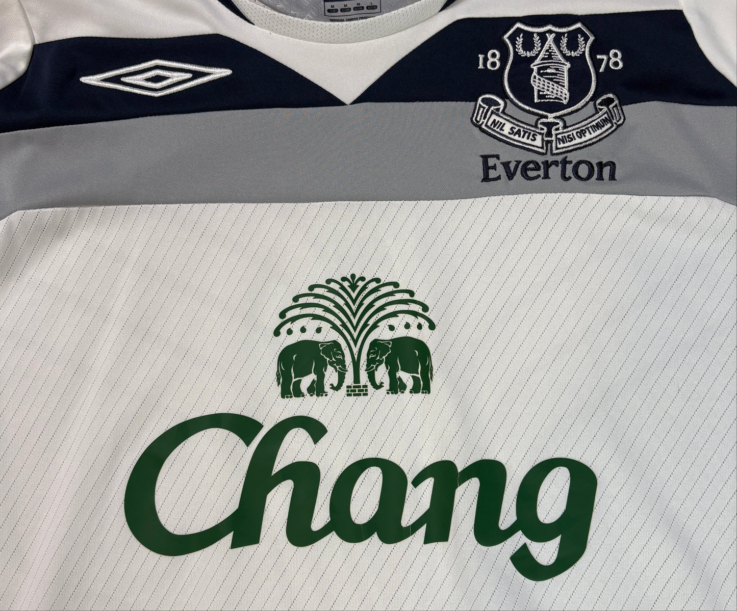 Everton 2008/09 Away Umbro Football Shirt Medium