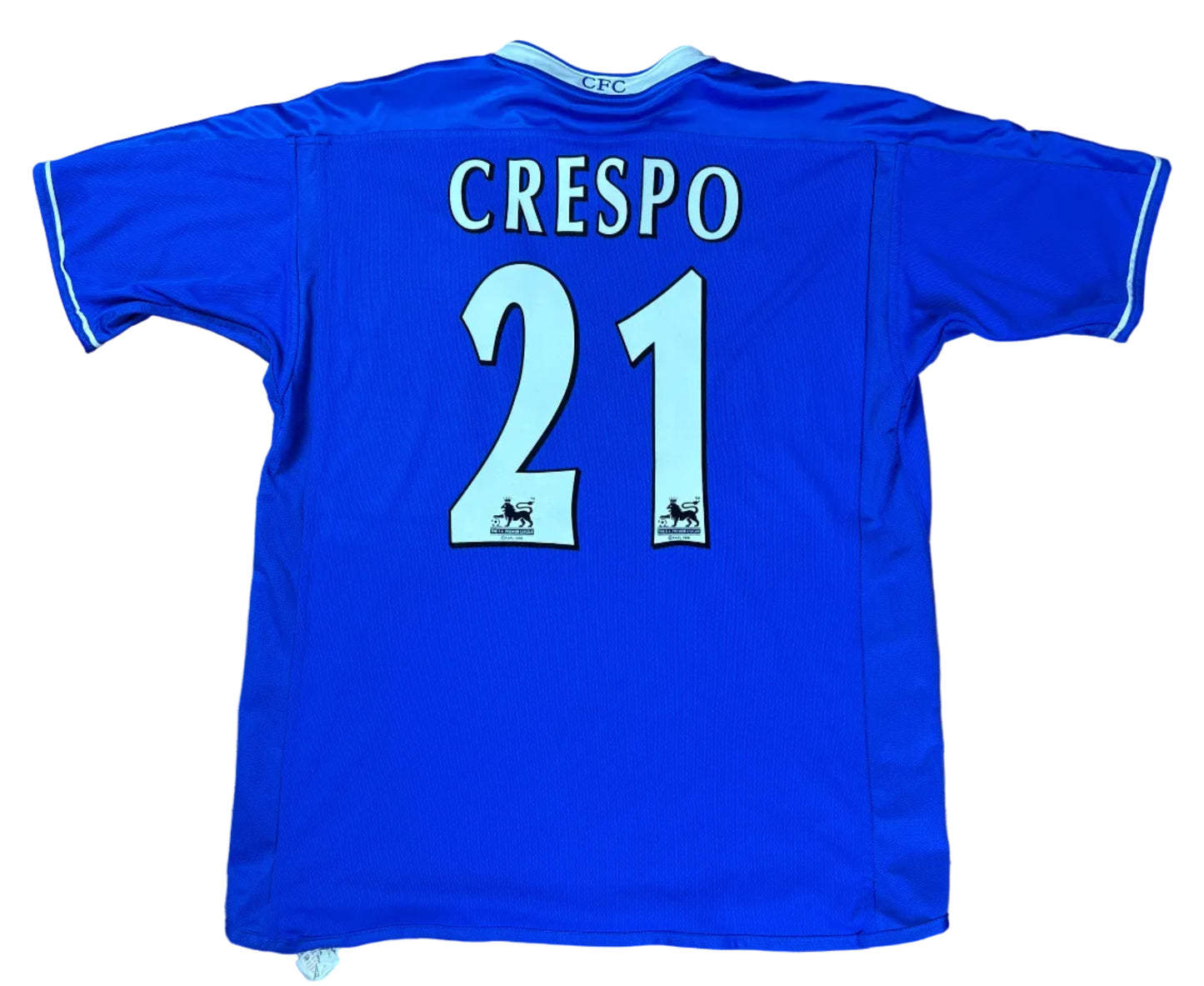 Chelsea 2004/05 Home Umbro Football Shirt Large Crespo 21