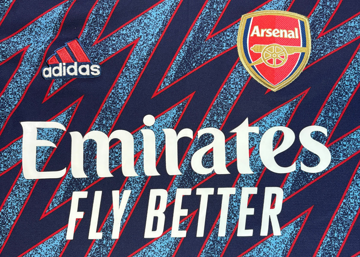 Arsenal 2021/22 Away Adidas Football Shirt Medium