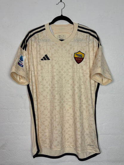 As Roma 2023/24 Away Adidas Football Shirt L Totti 10