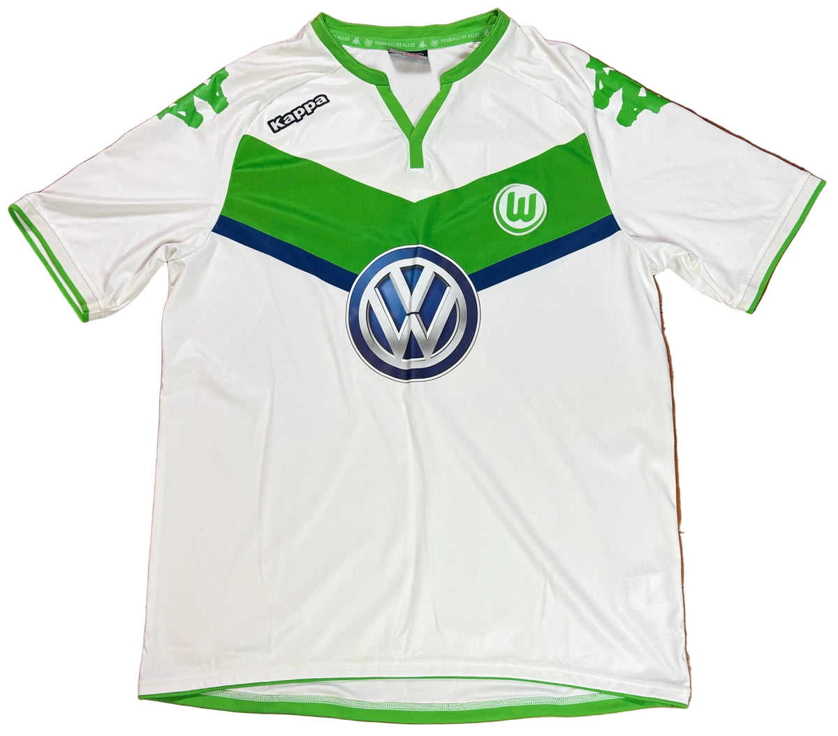 Wolfsburg 2015/16 Home Kappa Football Shirt Extra Large