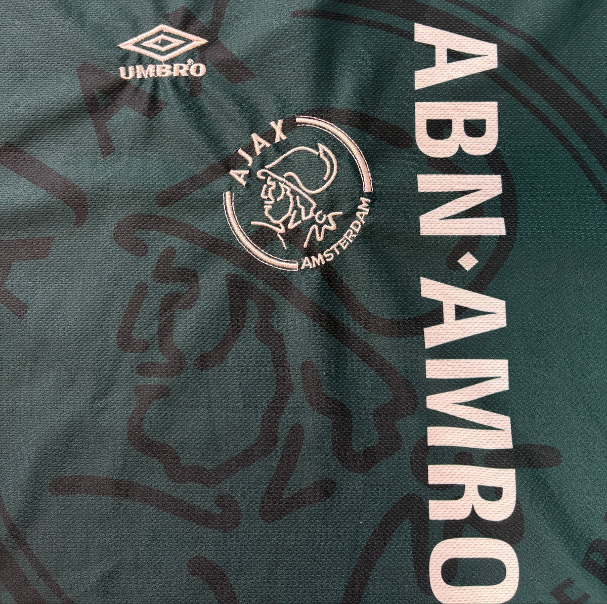 Ajax 1995/96 Away Umbro Football Shirt Medium Kluivert 15