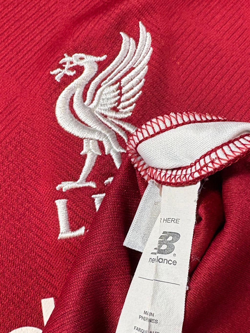 Liverpool 2018/19 Home New Balance Football Shirt Medium
