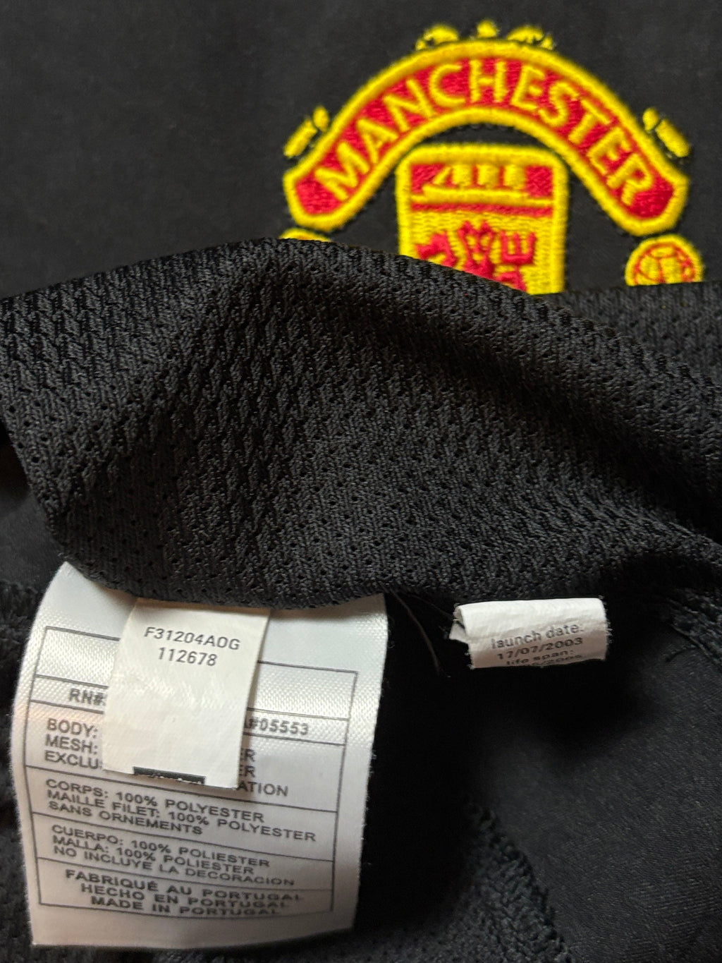 Manchester United 2003/04 Away Nike Football Shirt Extra Large