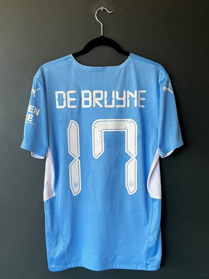 Manchester City 2021/22 Home Large De Bruyne 17