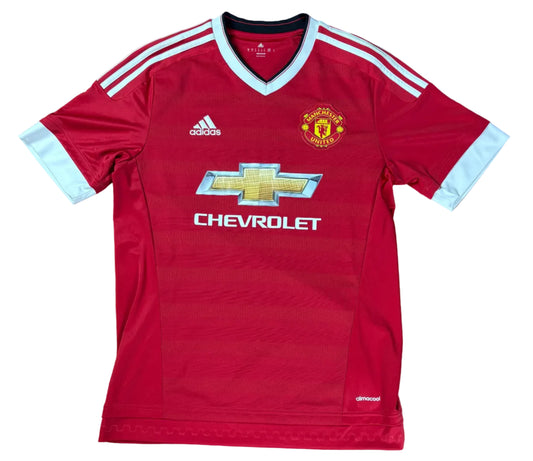 Manchester United 2015/16 Home Adidas Football Shirt Medium