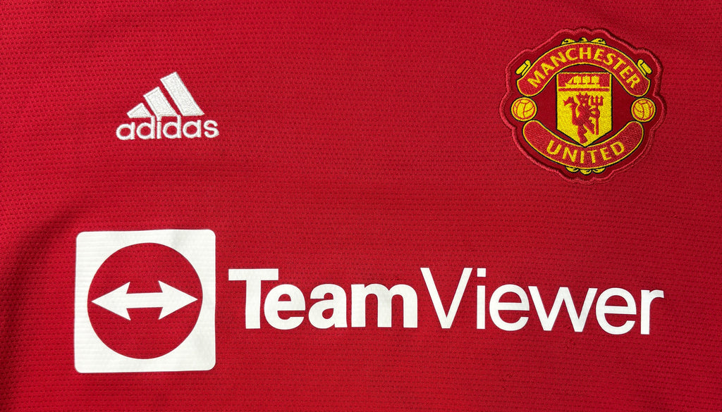 Manchester United 2021/22 Home Adidas Football Shirt Large