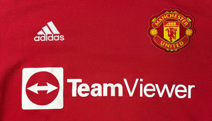 Manchester United 2021/22 Home Adidas Football Shirt Large