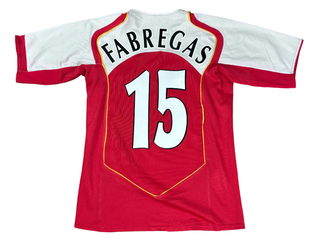 Arsenal 2004/05 Home Nike Football Shirt Small Fabregas 4