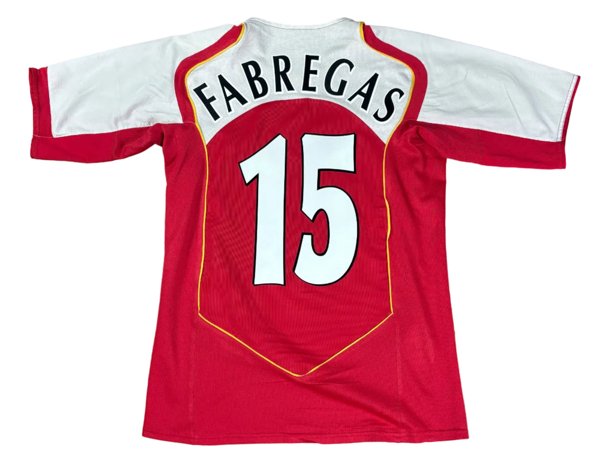 Arsenal 2004/05 Home Nike Football Shirt Small Fabregas 4