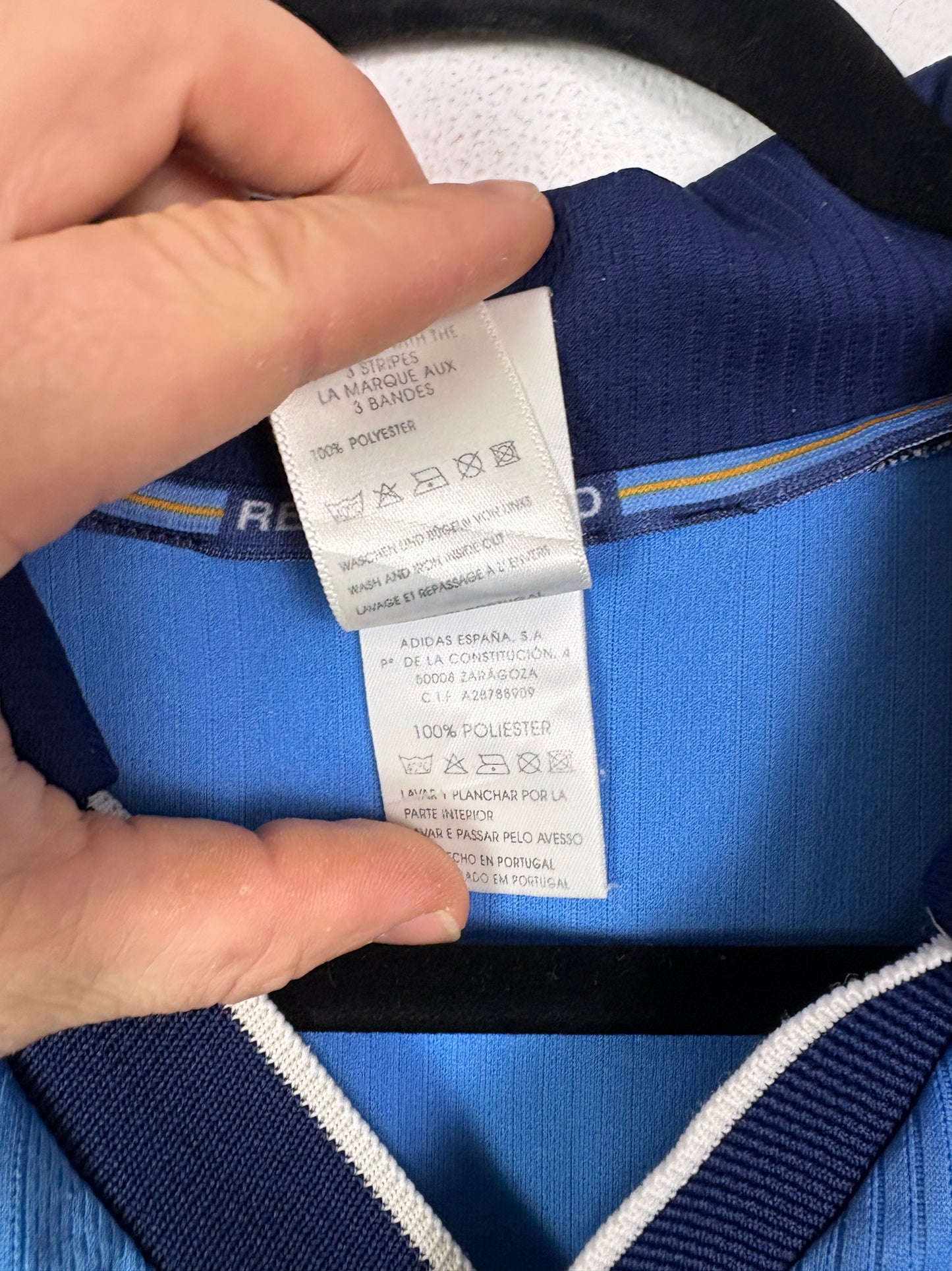 Real Madrid 2000/01 Third Adidas Football Shirt XL