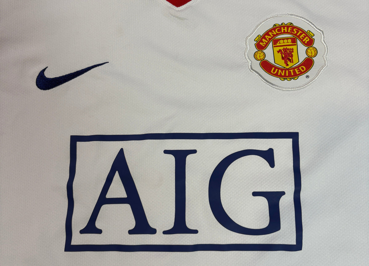 Manchester United 2008/09 Away Nike Football Shirt Large