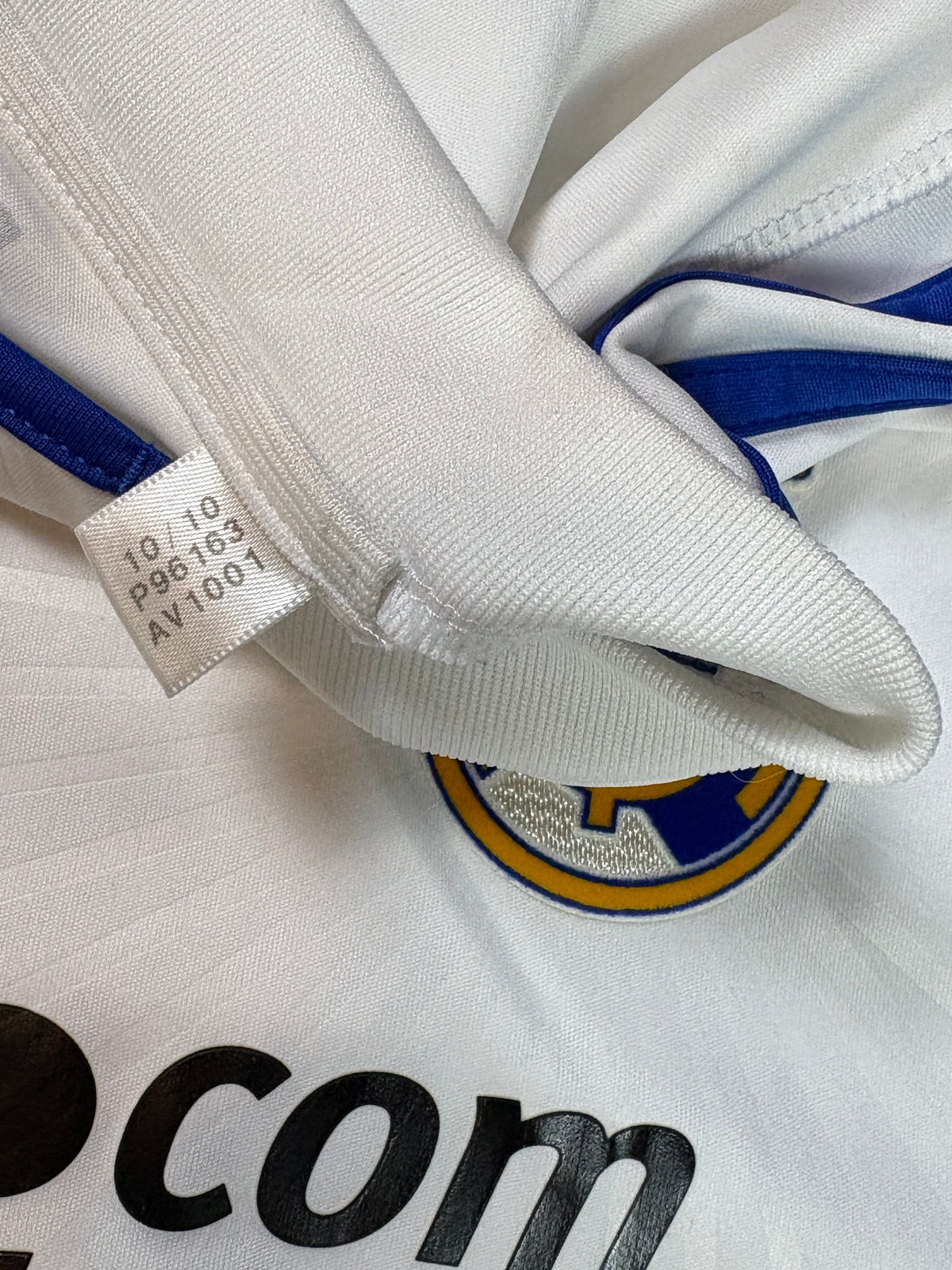 Real Madrid 2010/11 Home Adidas Football Shirt Large Pepe 3