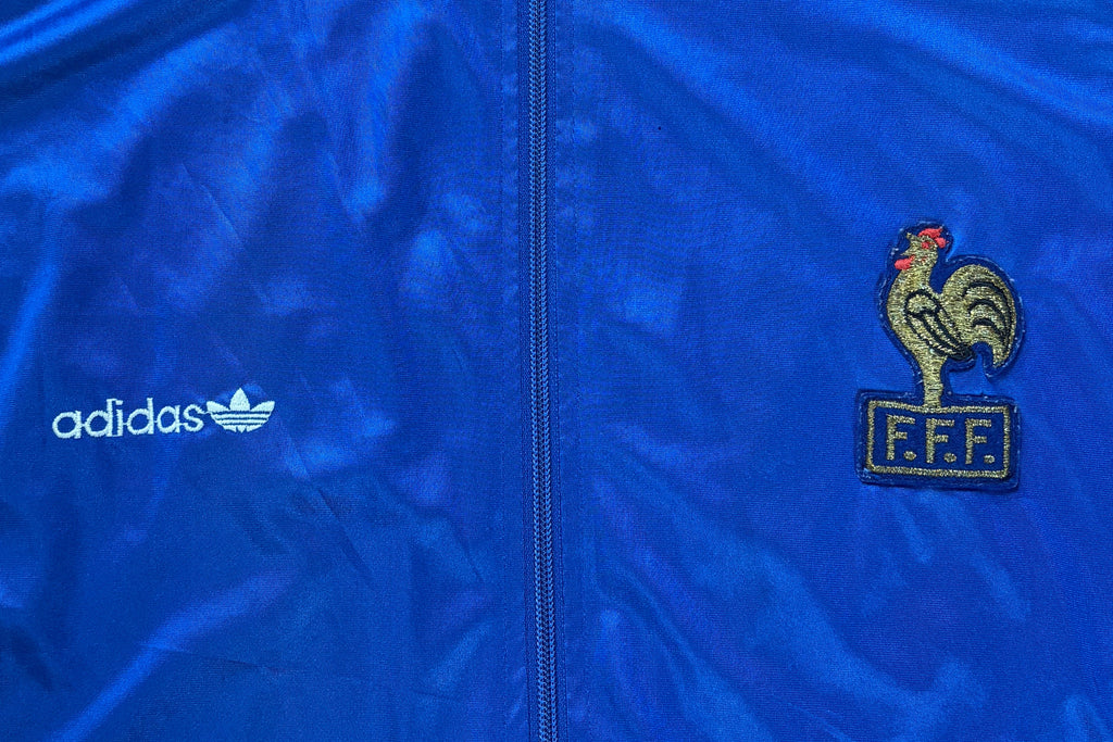 France 1992 Tracksuit Adidas Football Jacket Medium
