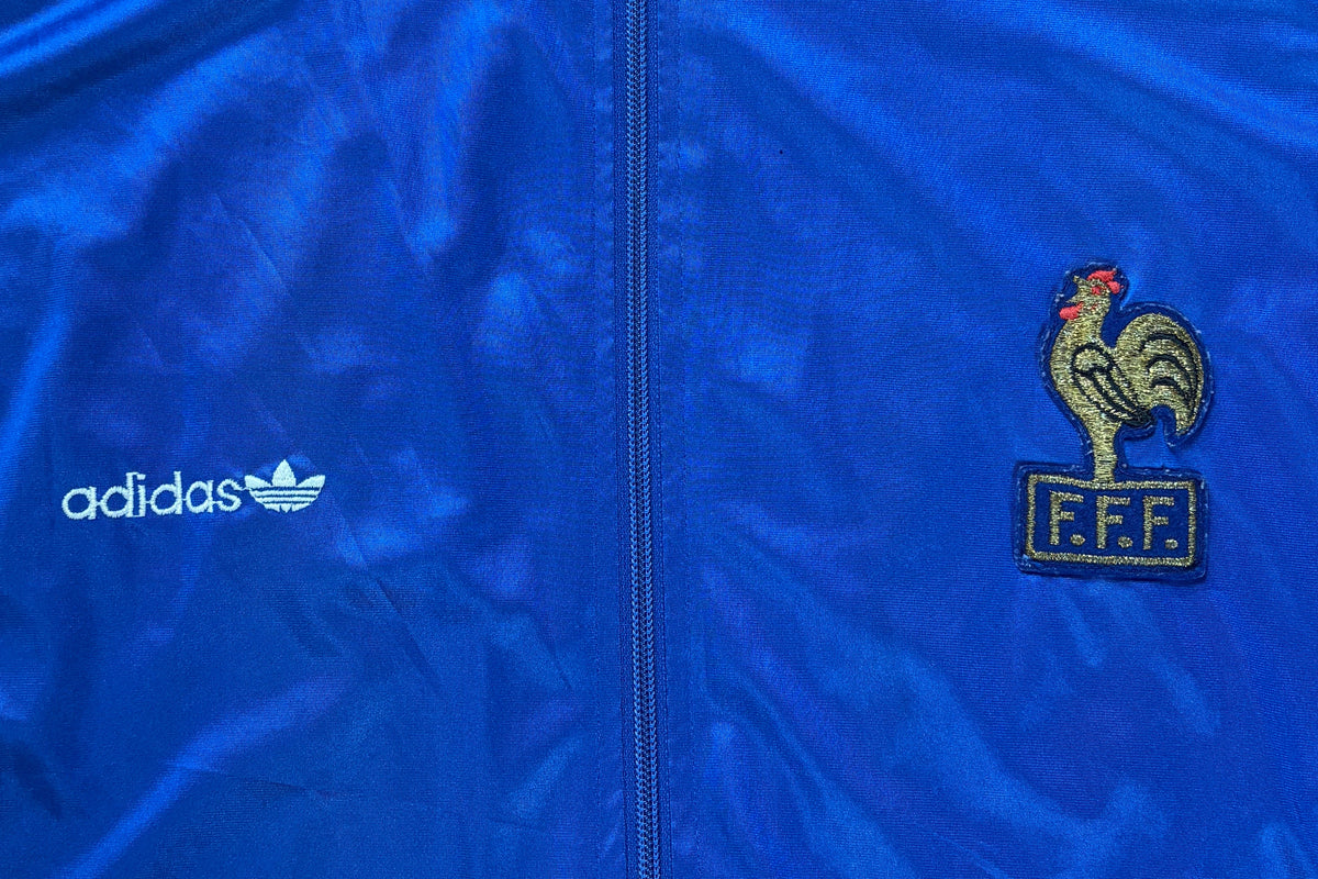 France 1992 Tracksuit Adidas Football Jacket Medium