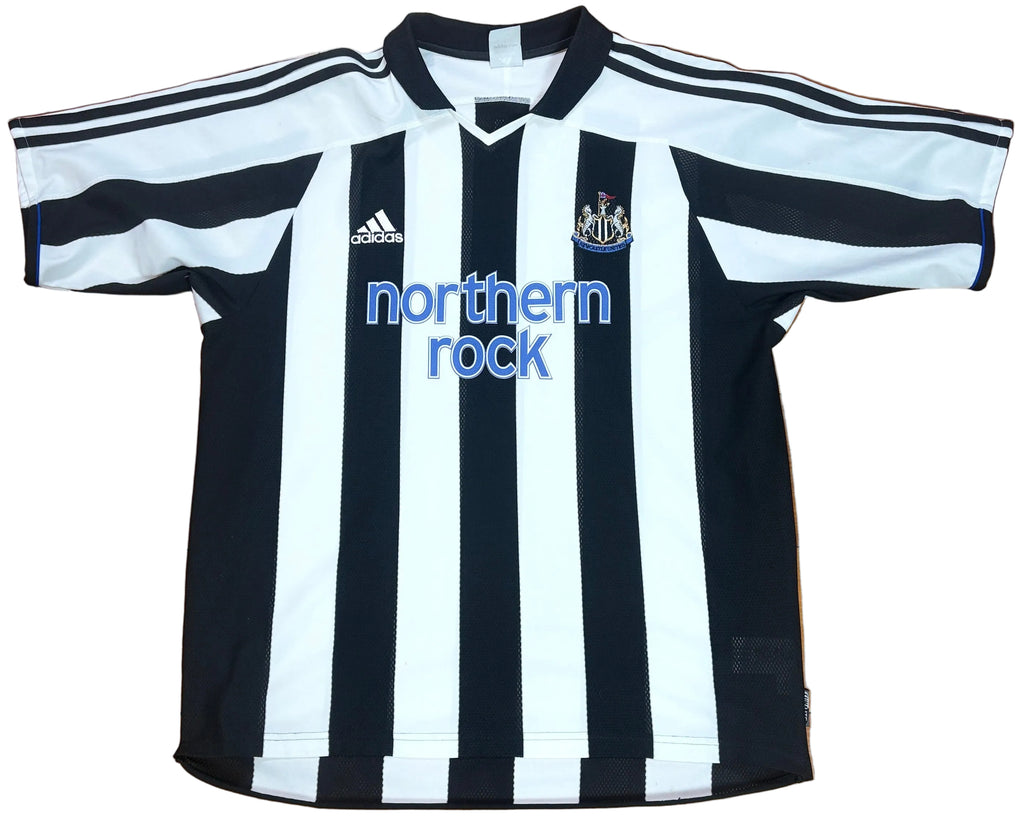 Newcastle 2003/05 Home Adidas Football Shirt Large Shearer 9