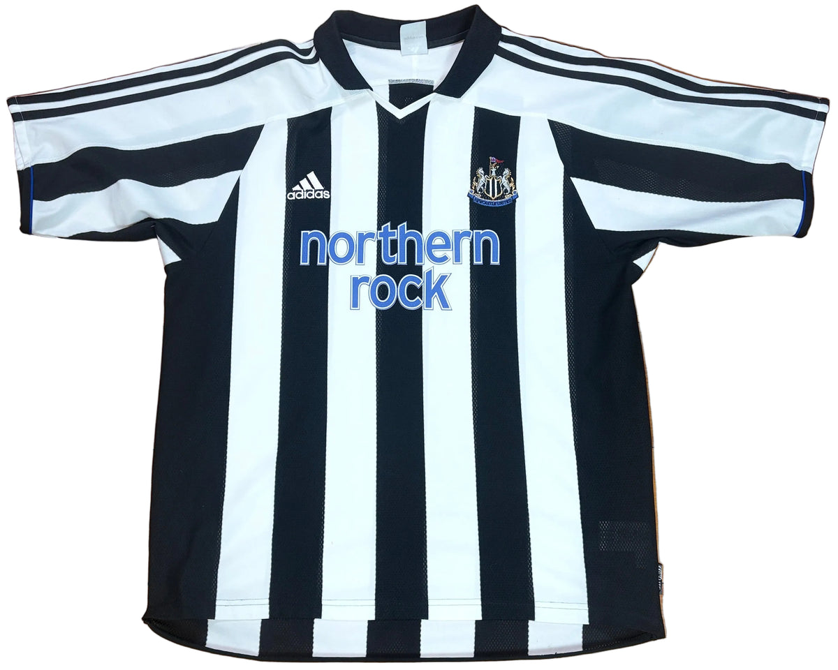 Newcastle 2003/05 Home Adidas Football Shirt Large Shearer 9