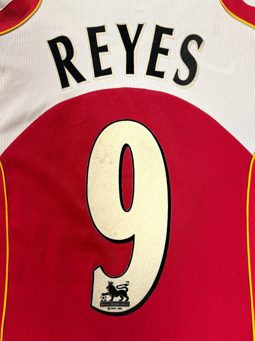 Arsenal 2004/05 Home Nike Football Shirt Large Reyes 9